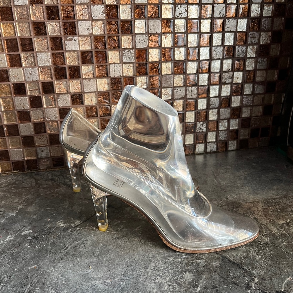 “Cinderella Glass  Slippers  Limited Edition  Weitzman shoes.